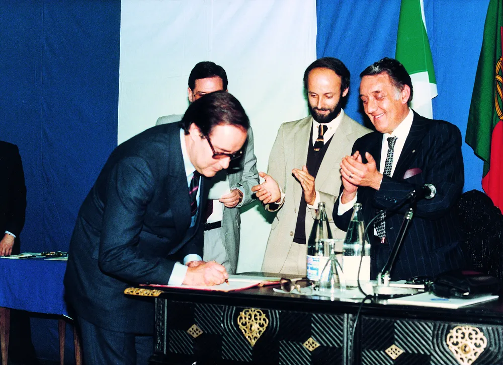 Tomada de posse, a 23 de abril de 1982